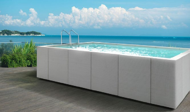 庄闲游戏游泳池新品推荐——藤编游泳池