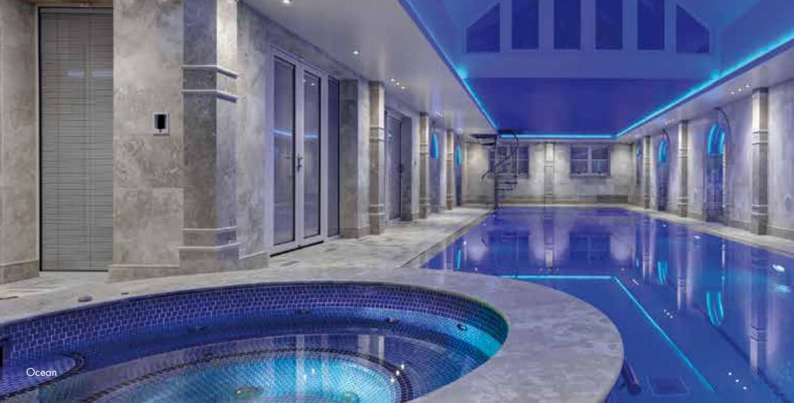 IRIS 鸢尾花系列泳池马赛克应用园地