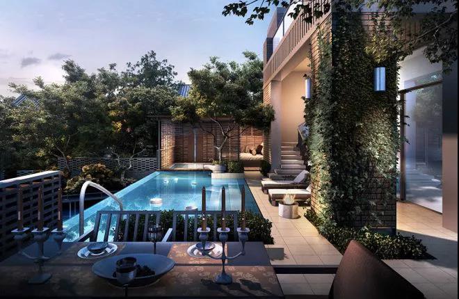 别墅制作游泳池,别墅游泳池